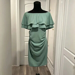 Pinkblush off‎ shoulder fitted maternity dress